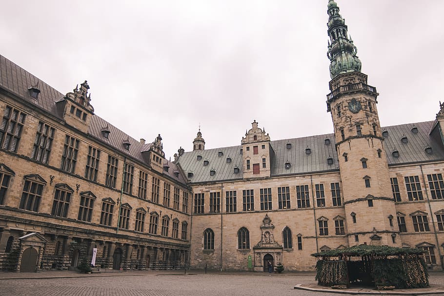 denmark, kronsborg castle, building exterior, built structure HD wallpaper