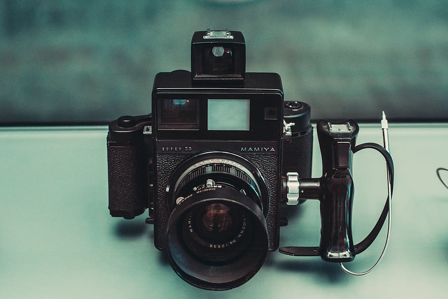 black camera, electronics, digital camera, strap, camera lens HD wallpaper