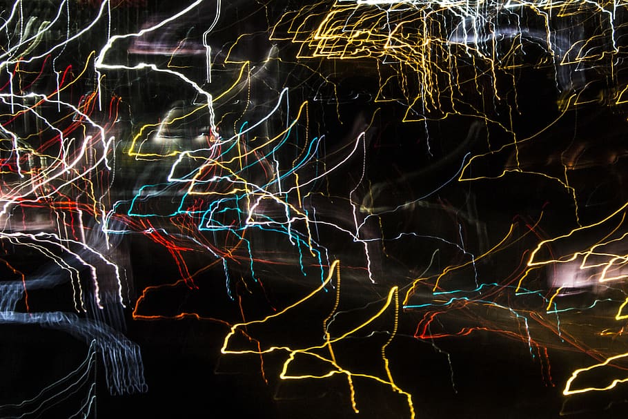 canada, montreal, long, light, abstract, cities, exposure, night HD wallpaper