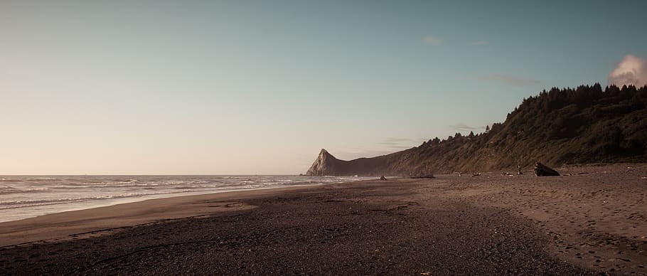 sea, beach, land, sky, water, scenics - nature, tranquility HD wallpaper
