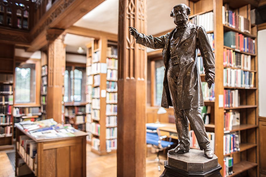 gladstone, library, libraries, book, books, bookshelf, bookshelves HD wallpaper