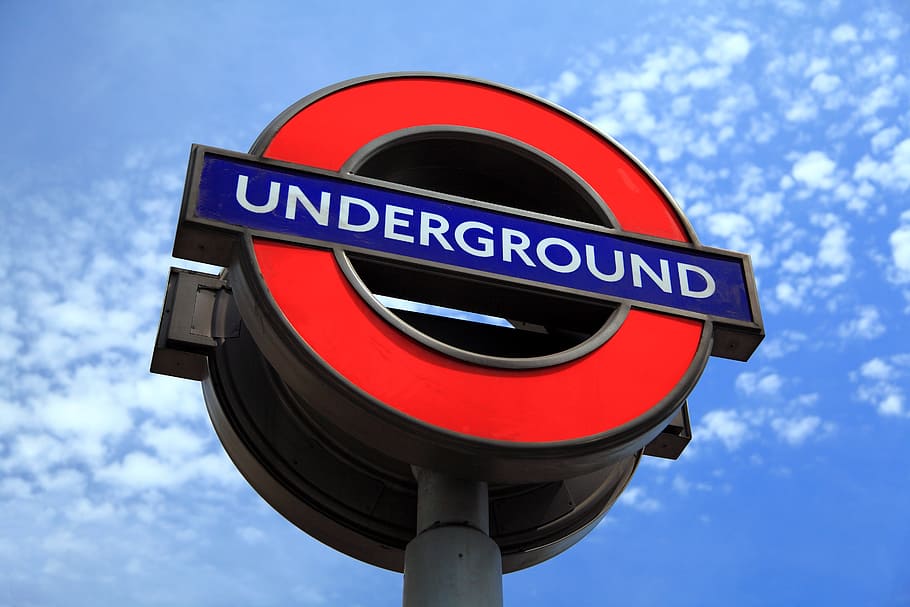 underground, sign, board, object, communication, text, sky HD wallpaper