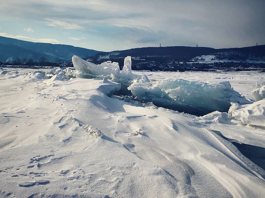 россия, култук, winter, cold, baykal, russia, ice HD wallpaper
