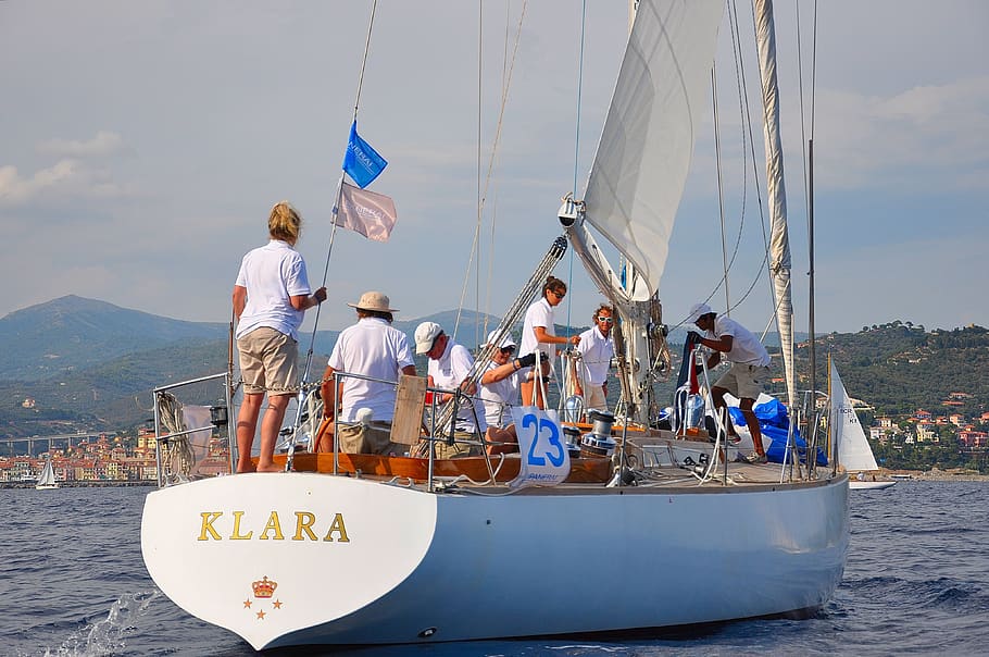 s y klara, sailing, classic yachts, nautical vessel, transportation, HD wallpaper