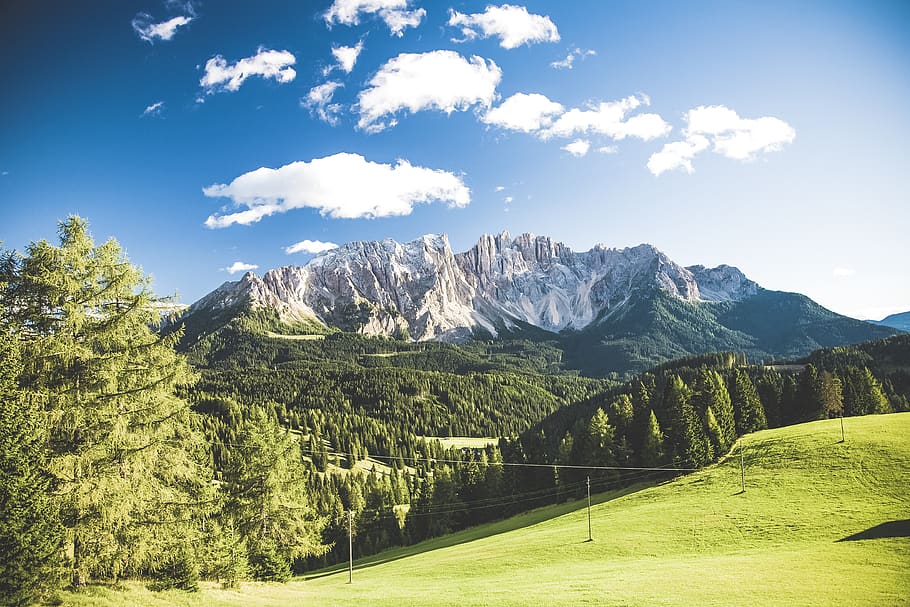 hill during daytime, nature, mountain range, outdoors, slope HD wallpaper