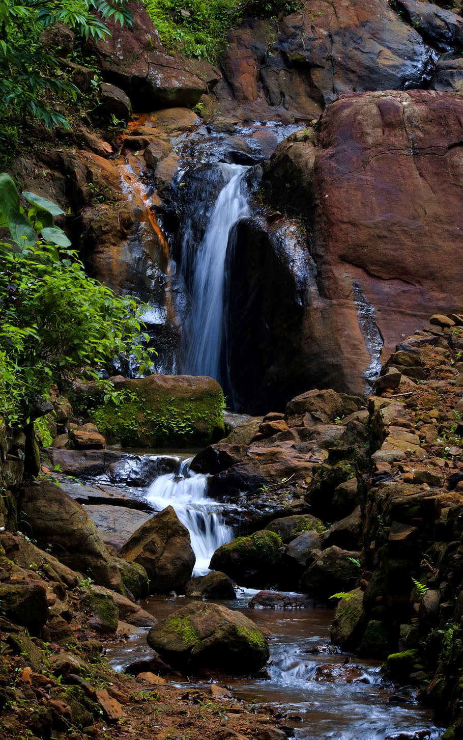 india, kalliyode, nature, river, stream, kerala, falls, landscape HD wallpaper