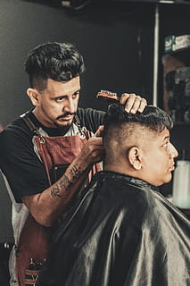 HD wallpaper: Barber Cutting Man's Hair, barbershop, haircut, hairstyle,  men | Wallpaper Flare