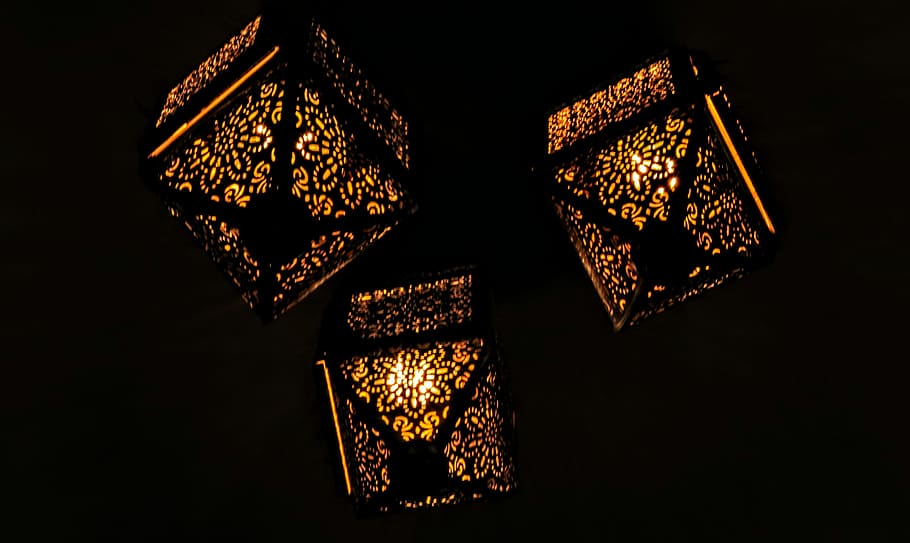 Texture, illuminated, lighting equipment, black background HD wallpaper