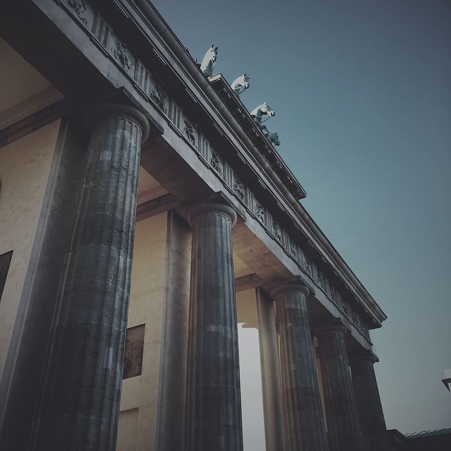 germany, berlin, architecture, built structure, low angle view HD wallpaper