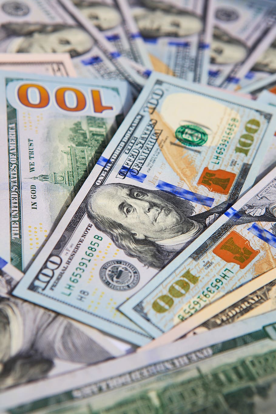 dollar, bills, banking, business, cash, close, close-up, closeup, HD wallpaper