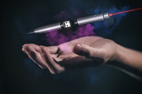 usb, flash-drive, ballpoint pen, pendrive, technology, laser HD wallpaper