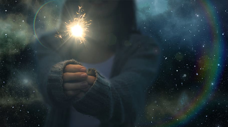 space, light, night, universe, astronomy, atmosphere, fantasy HD wallpaper
