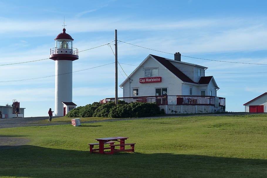 quebec, gaspesie, lighthouse, headlight, built structure, architecture HD wallpaper