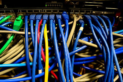 ethernet, data, internet, network, computer, connection, technology HD wallpaper