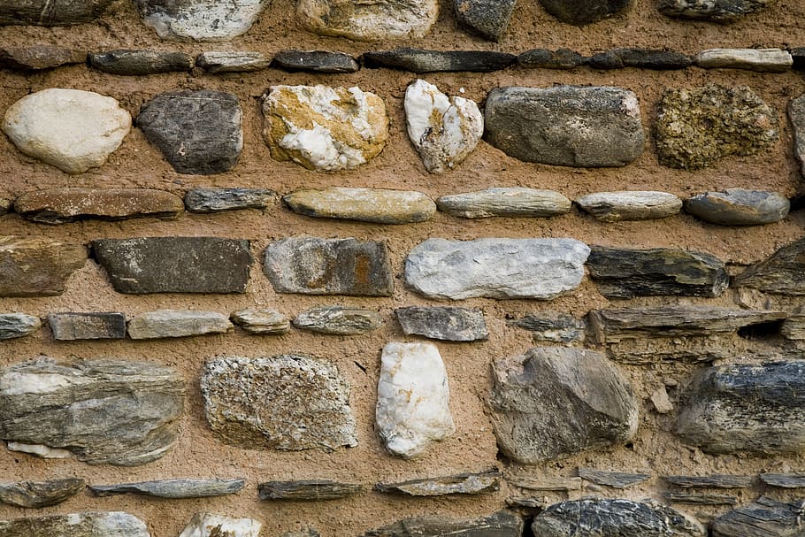 wall, stone, texture, architecture, brick, structure, the stones are, HD wallpaper