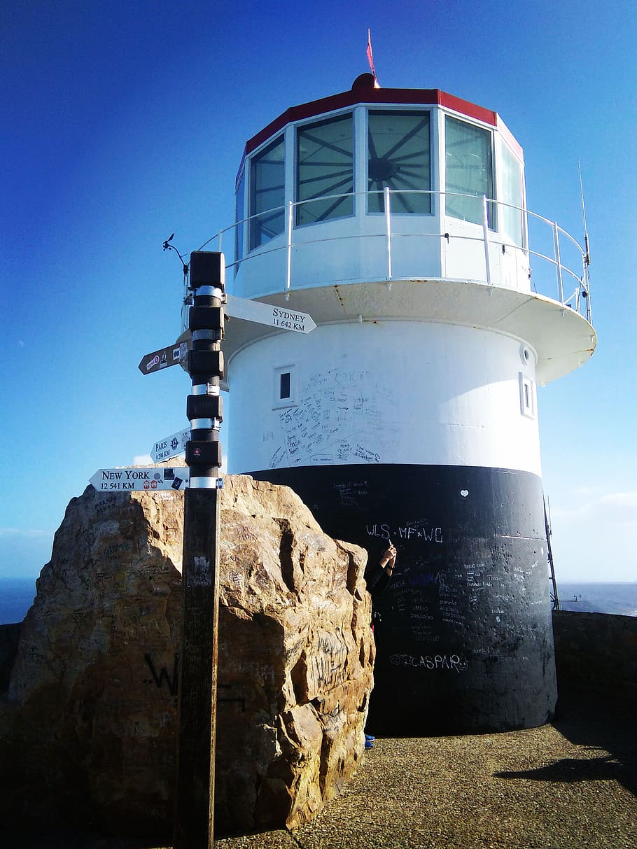 cape point, south africa, cape town, sea, lighthouse, cape point lookout