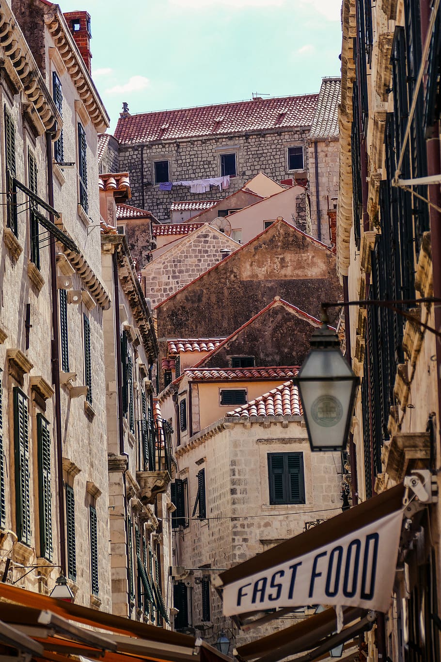 large buildings under blue sky, croatia, dubrovnik, worship, architecture HD wallpaper