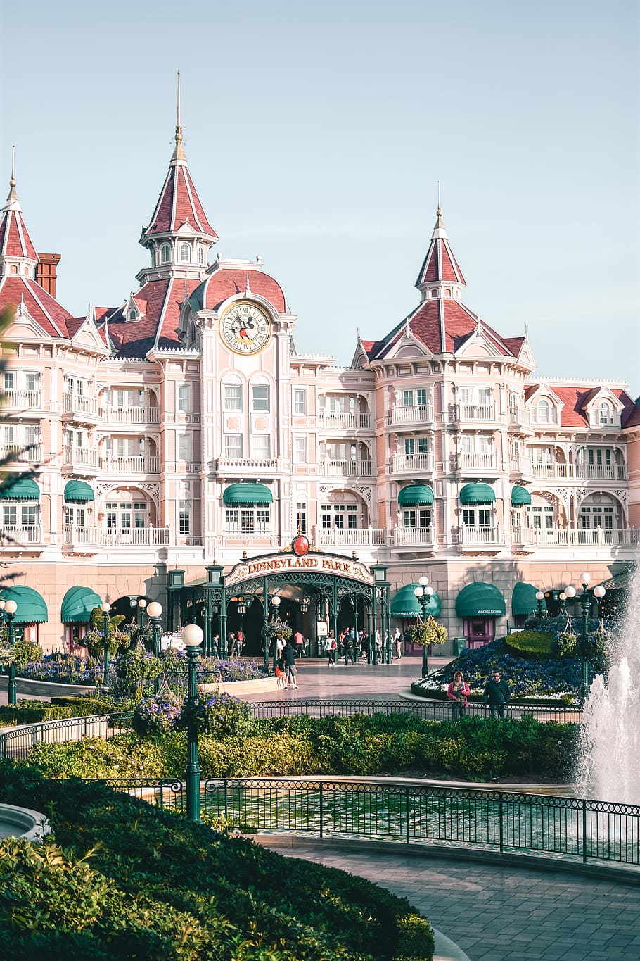 pink and white palace, architecture, built structure, building exterior HD wallpaper