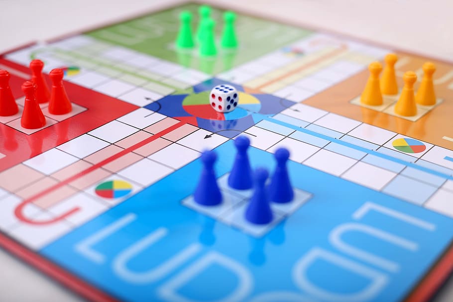 game, board, ludo, child, dice, blue, green, yellow, red, play