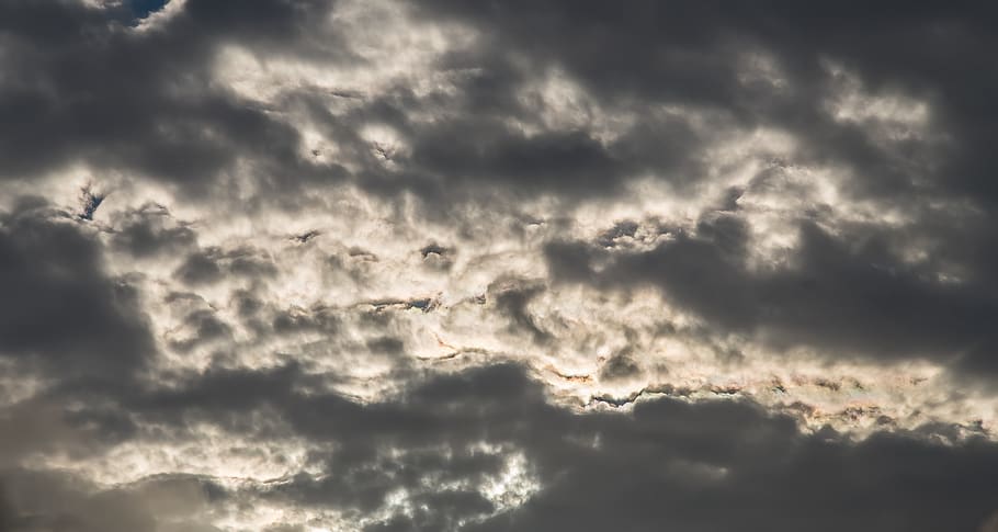 clouds, white, grey, cloudscape, weather, sky, atmospheric HD wallpaper
