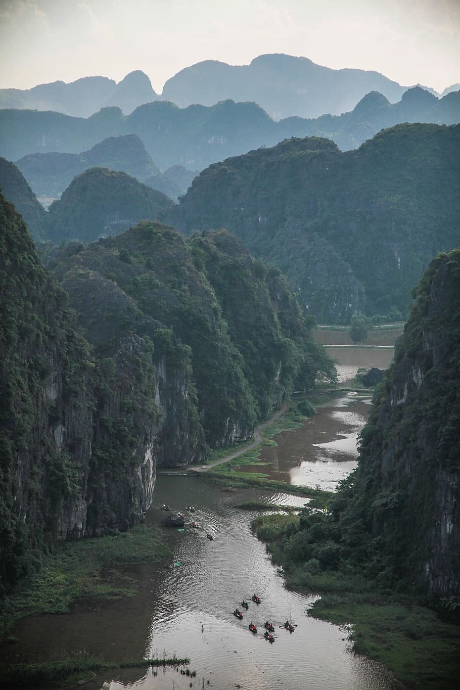vietnam, mountain, river, scenics - nature, beauty in nature HD wallpaper