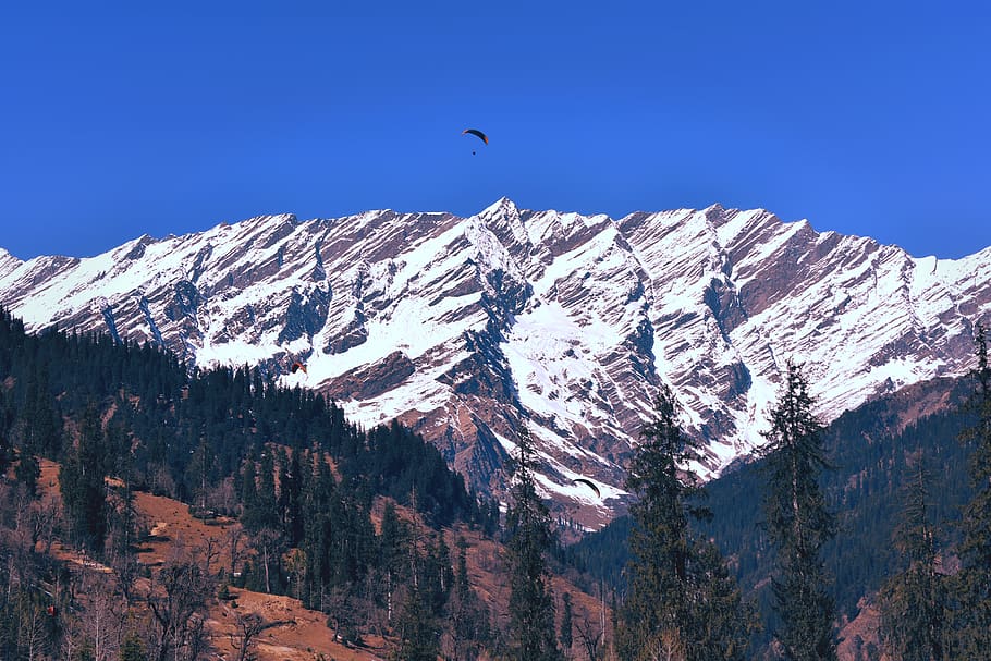 snow mountain, leisure activities, adventure, outdoors, nature HD wallpaper