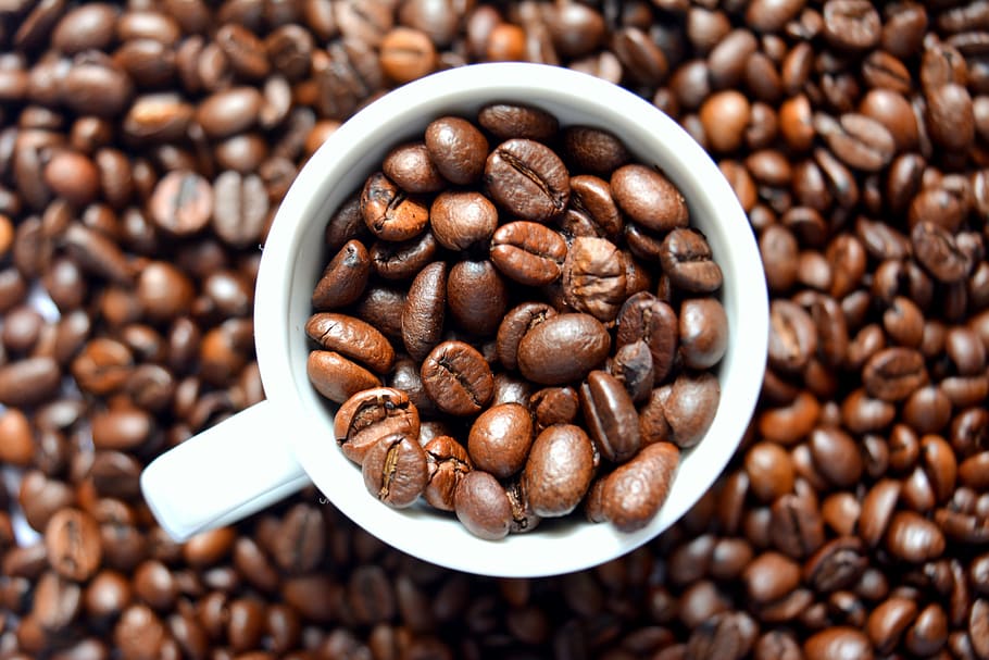 coffee, white mug, caffeine, morning, breakfast, fresh, fragrance HD wallpaper