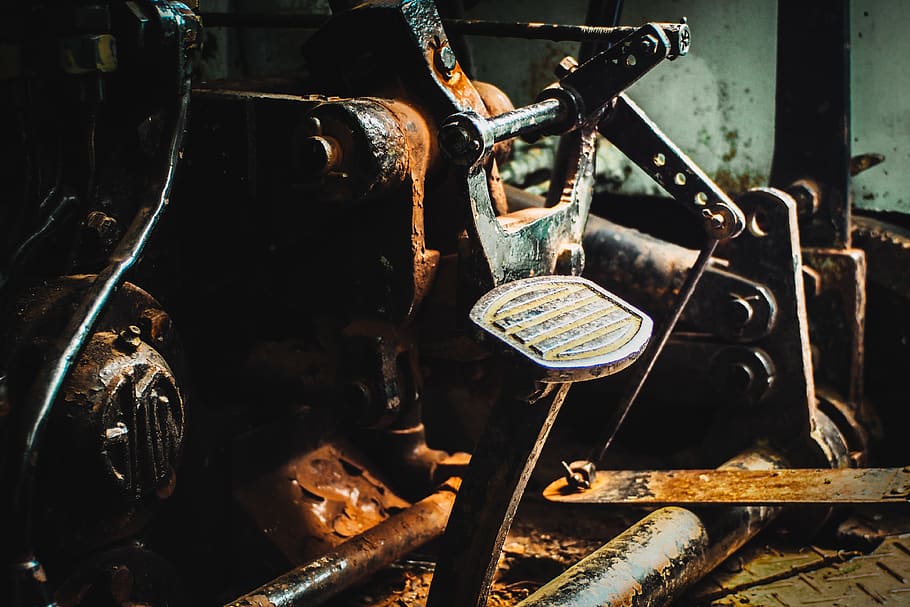 rust, machine, engine, metal, mechanical, iron, train, transportation HD wallpaper