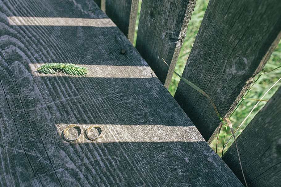 pattern, nature, wood, rings, green, circle, engagement, wedding HD wallpaper