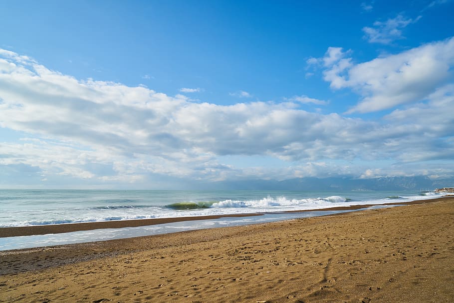 wave, waves, marine, beach, tropical, holiday, travel, clean HD wallpaper