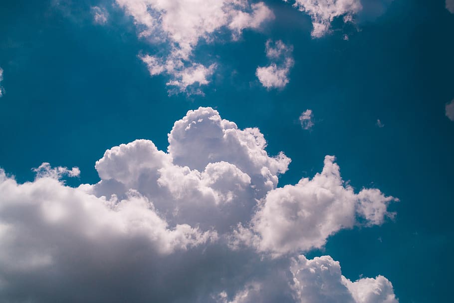 Photo of Clouds During Daytime, 4k wallpaper, atmosphere, cloudiness HD wallpaper