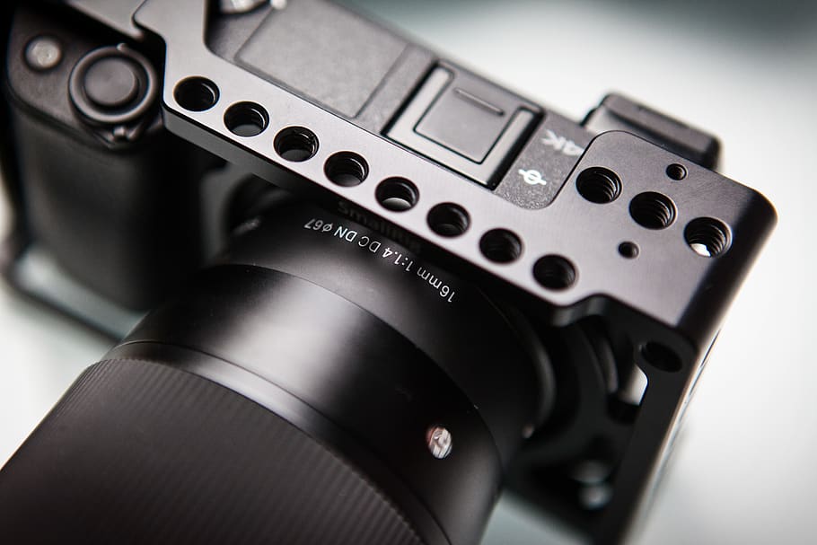 Black Dslr Camera, camera lens, close-up, digital camera, equipment HD wallpaper