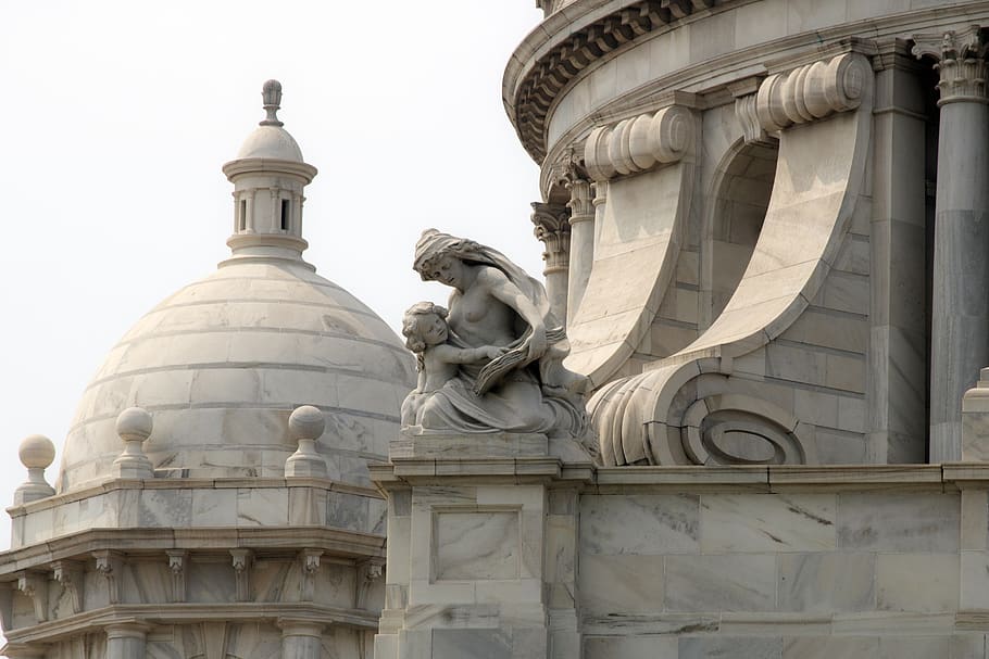 statue, sculpture, goddess, greek, mithology, kolkata, india