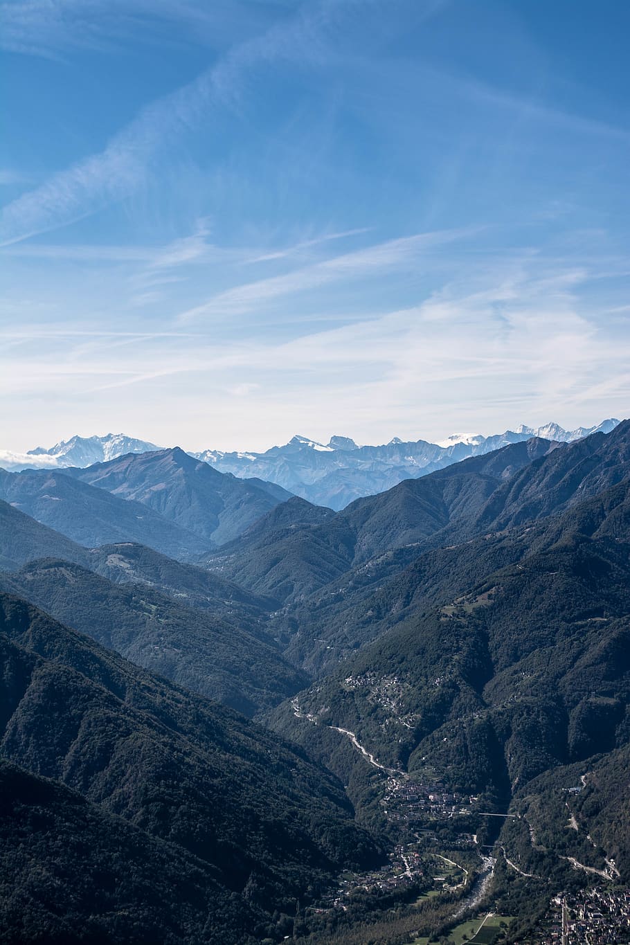 outdoors, nature, mountain range, peak, slope, Schweiz, Locarno HD wallpaper