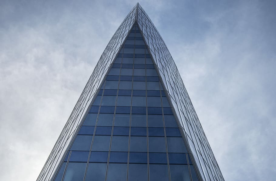 glass building, office building, architecture, urban, town, city HD wallpaper