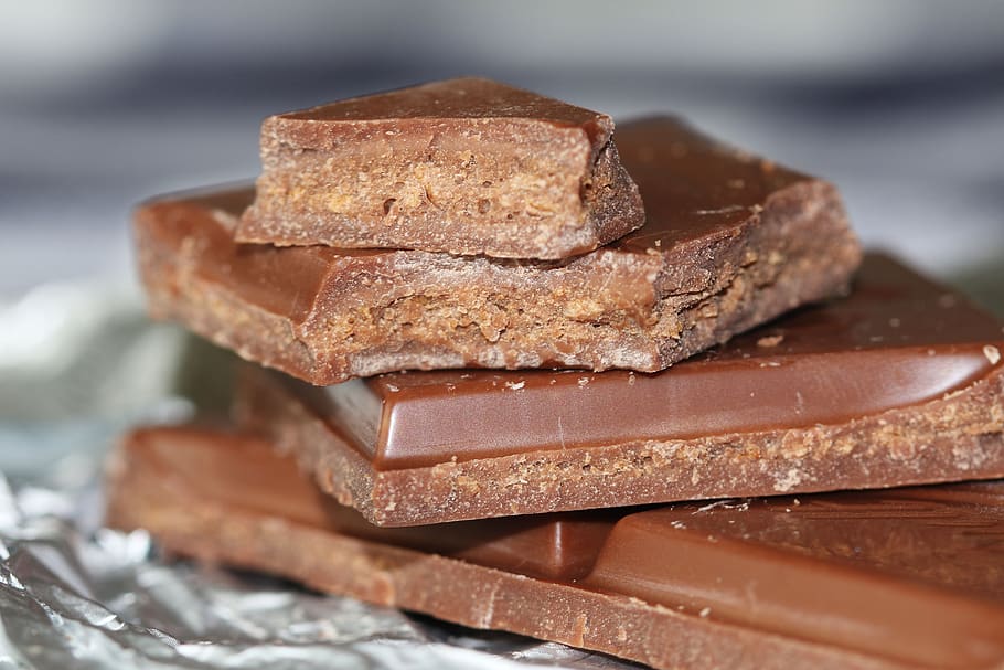 kitchen, chocolate, gluttony, food and drink, freshness, stack HD wallpaper