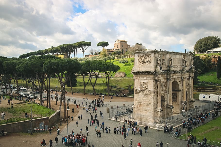 italy, colosseum, roma, stone, monument, tourist attraction, HD wallpaper