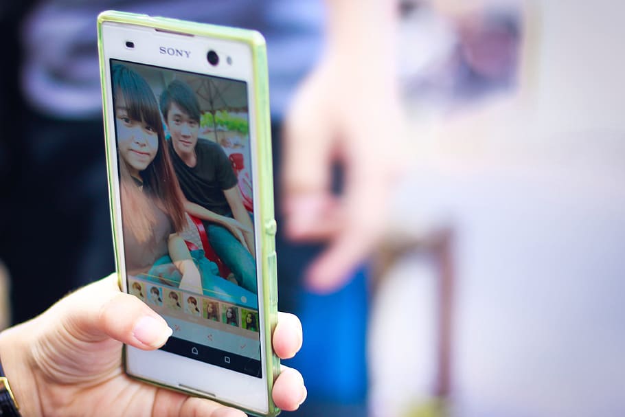 Selfie Photo, technology, portable information device, wireless technology HD wallpaper