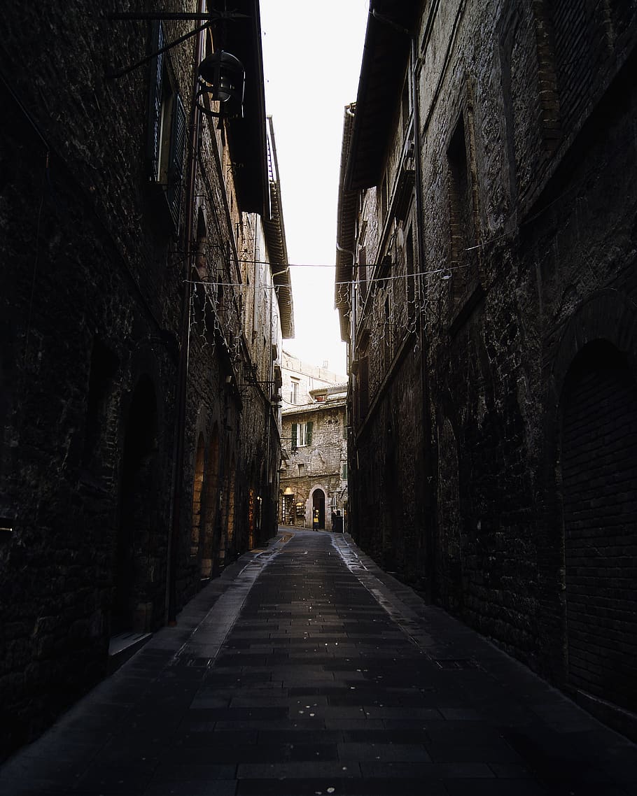 italy, assisi, the way forward, direction, architecture, built structure HD wallpaper
