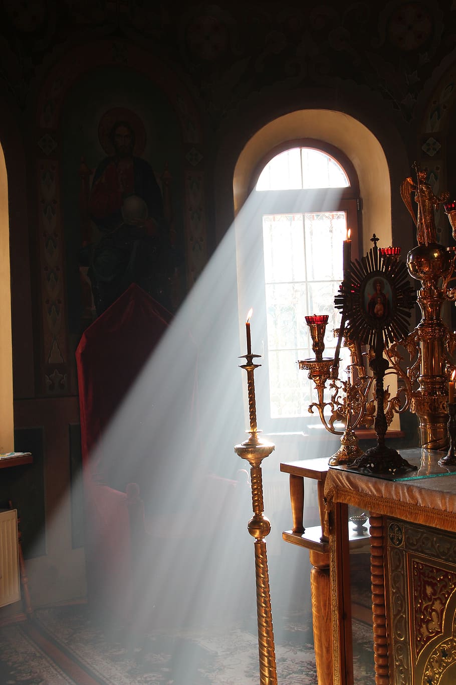 light, window, temple, church, indoors, architecture, no people HD wallpaper