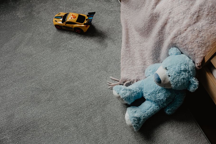 Child’s room with a few toys, interior, interior design, boy HD wallpaper