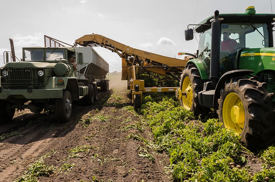 machine harvest
, agriculture, cropland, daylight, engine, equipment HD wallpaper