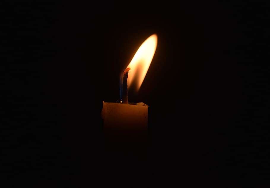 candle, light, fire, burning, flame, heat - temperature, fire - natural phenomenon HD wallpaper