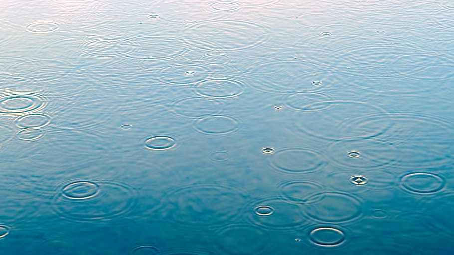 raindrop, puddle, water, rainy weather, wet, drip, droplets HD wallpaper