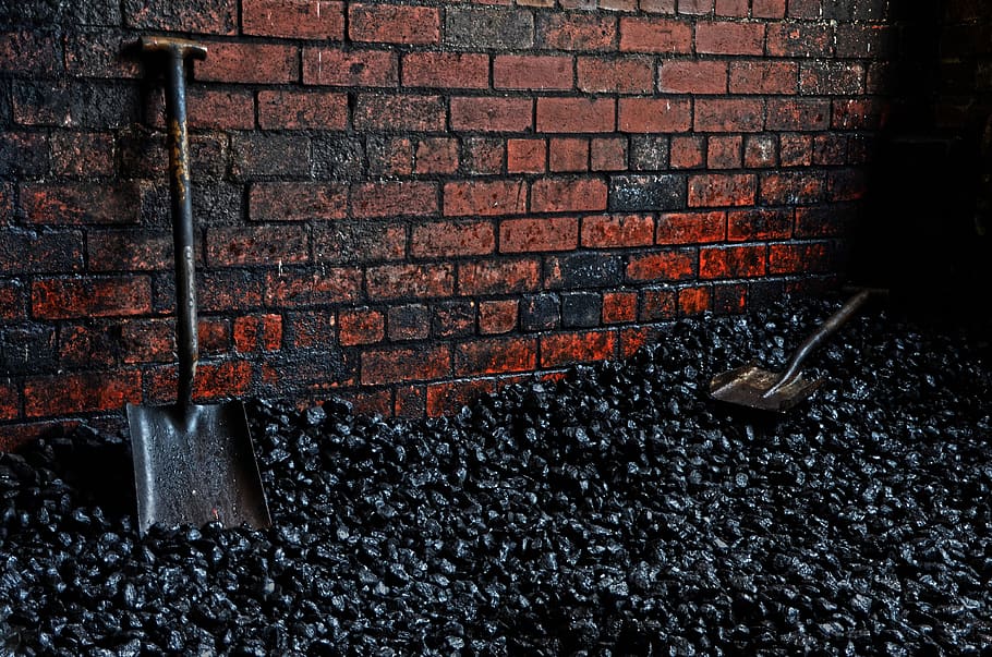 united kingdom, milnrow, bricks, redbricks, coal, damp, shovels, HD wallpaper