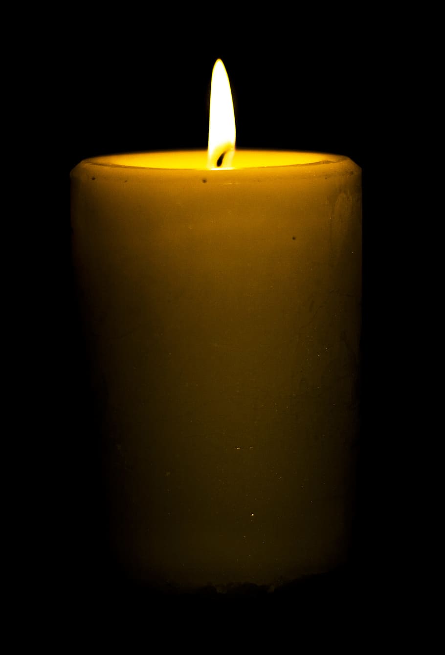 candle, wax, flame, fire, light, burning, fire - natural phenomenon HD wallpaper