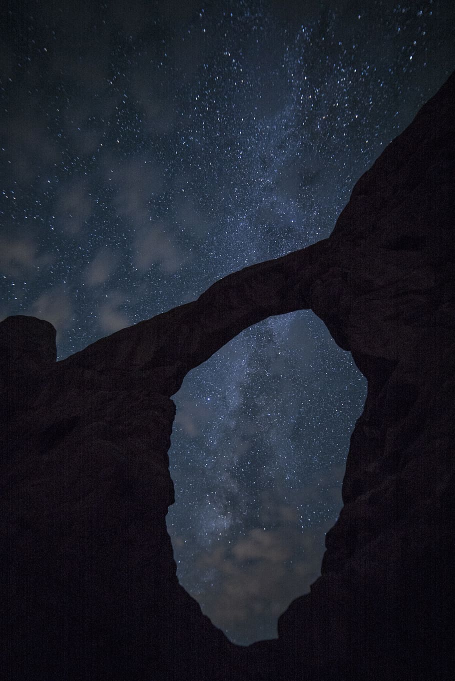 united states, moab, arches national park, starry, milky way