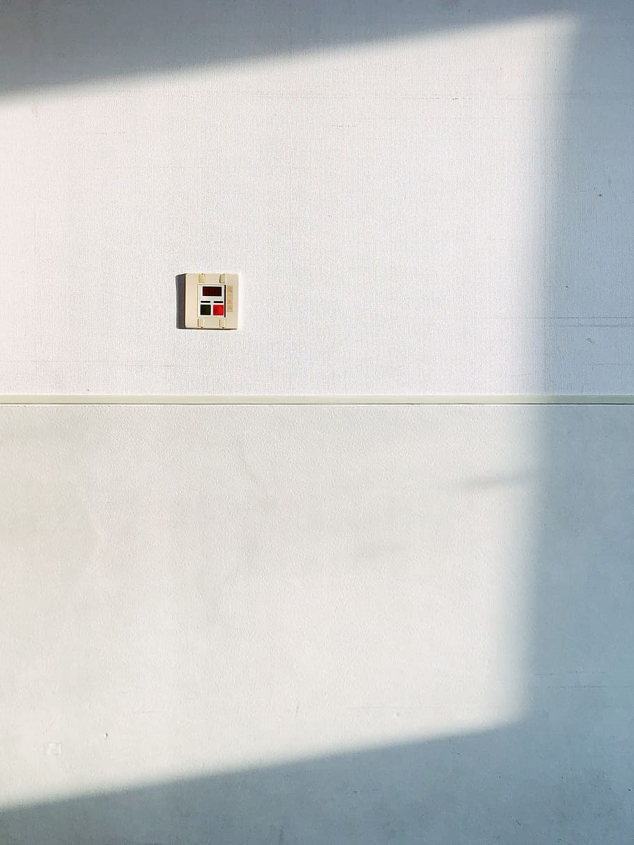 white wall socket, wall - building feature, no people, architecture HD wallpaper