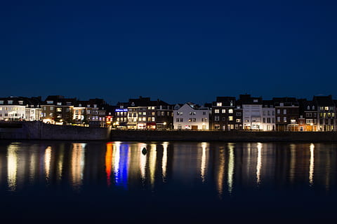 netherlands, maastricht, building exterior, reflection, architecture HD wallpaper