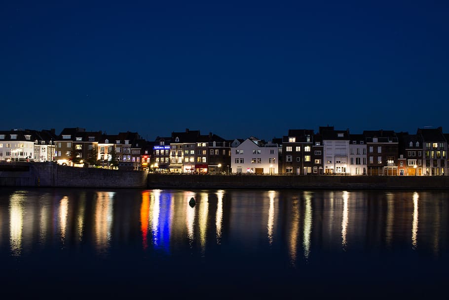 netherlands, maastricht, building exterior, reflection, architecture HD wallpaper